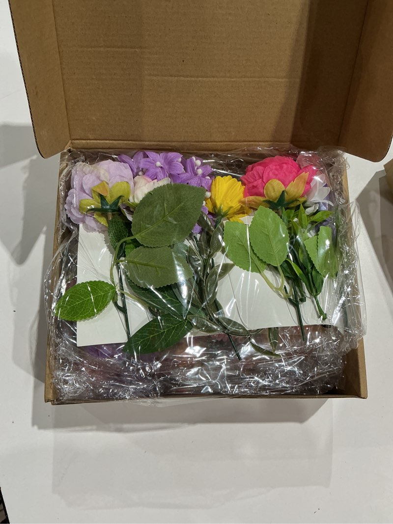 Condition photo showing Good Condition for suncalla 6 pcs 35.46 ft floating flower garlands backdrop garden party decoration artificial wildflower vines boho fake flower vines faux silk for wedding bridal birthday wall arch(fresh,multicolor) multi color