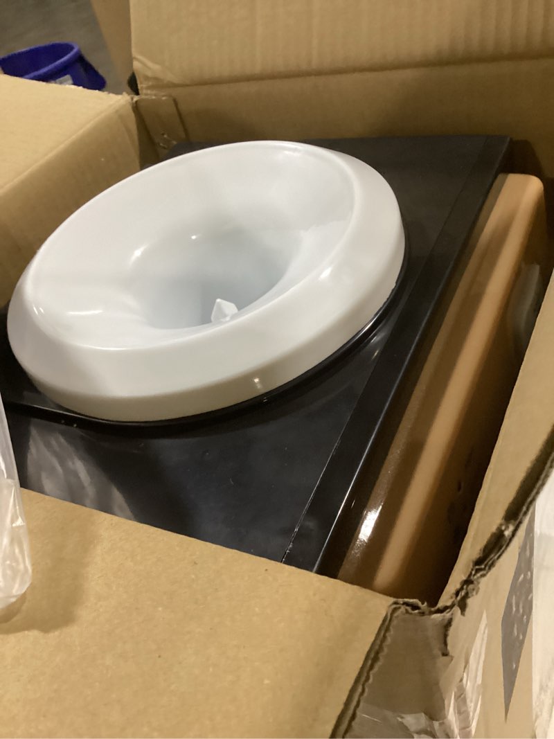 Condition photo showing New/Like New for Housiwill Countertop Water Dispenser, Top Loading Water Cooler for 1.2 to 5 Gallon, 3 Temperature Settings Room Temperature Water Cold Hot Water Dispenser, Suitable for Home, Office, Dorm Bedside Use Black