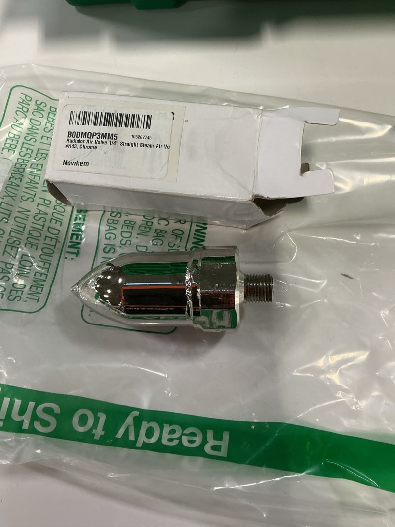 Condition photo showing New/Like New for Midline Valve SBWIT14 Hoffman Steam Air Vent; Heat Regulator Float Type Valve; Straight Mount; 1/4 i