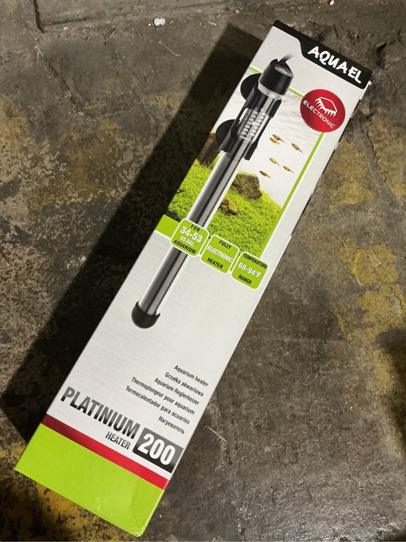 Condition photo showing New/Like New for Aquael Platinium Aquarium Heater for Freshwater & Saltwater Aquariums - 200 Watt  34-53 Gallons