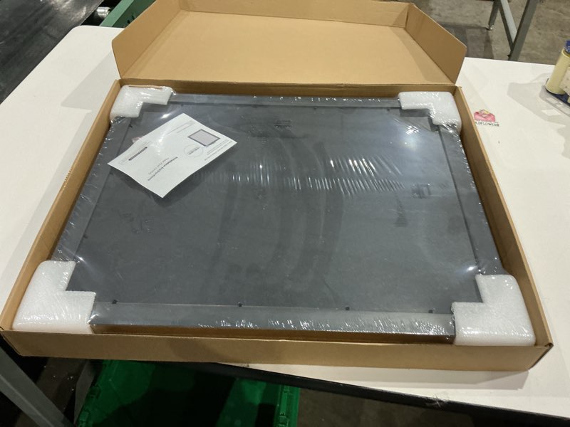 Condition photo showing Good Condition for yaetm 16x20 picture frame matted to 11x14 set of 2, 1.4” wide molding & rustic gold poster frames 16 x 20 for wall gallery, home and office, wall mount (2 pack, gold) 16x20, 2 pack gold
