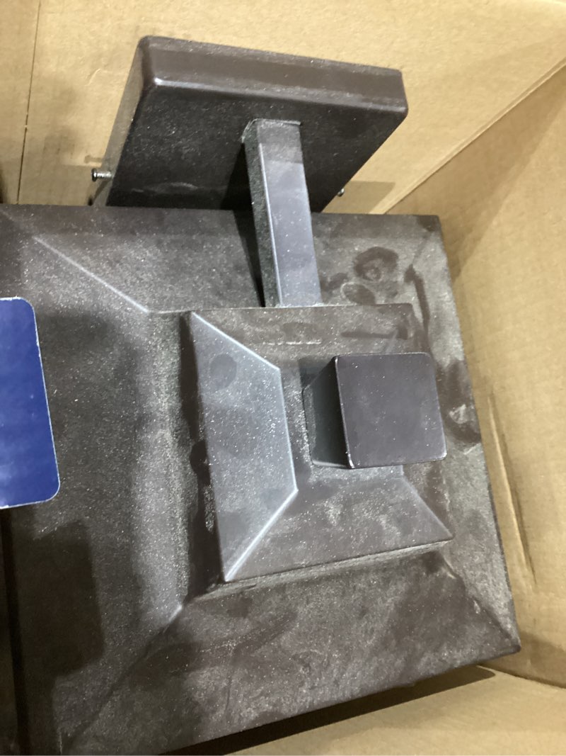 Condition photo showing Good Condition for  project source larkdale 1 -light 14.17-in h matte bronze hardwired outdoor wall light