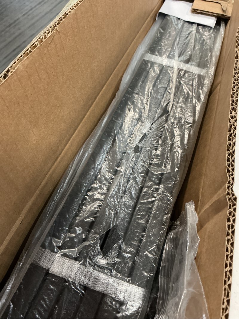 Condition photo showing As Is for Metal Twin Bed Slats Bunkie Board for Under Mattress Support with Cover?Heavy Duty Replacement Bed Slats for Twin Size Bed Frame