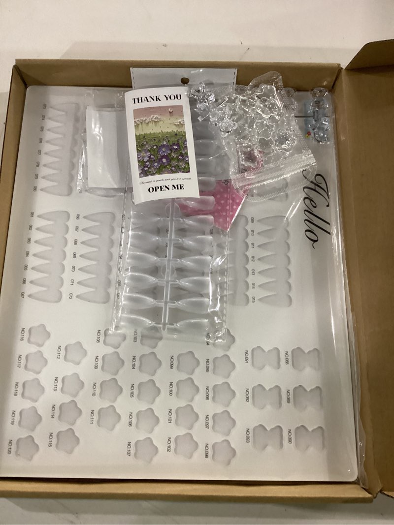 Condition photo showing New/Like New for acycoin2a acrylic nail polish color display board book nail design chart with 2 styles nail tips card board salon showing shelf (120 colors) 1 fl oz (pack of 1)