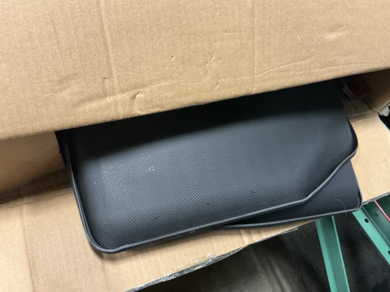 Condition photo showing As Is for floor mats for jeep wrangler jl gas 2018-2025, all weather floor mats trunk cargo liner and door sill guards accessories (fit 4-door unlimitied) for jeep wrangler jl | 2018-2025