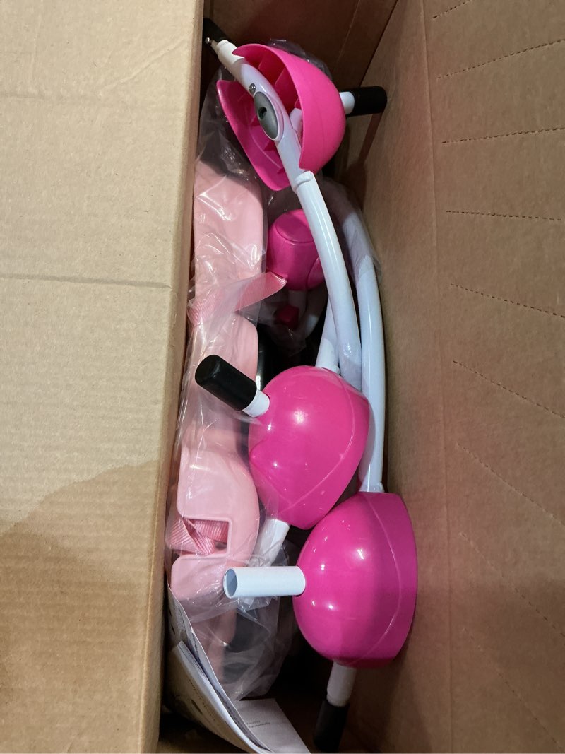 Condition photo showing Good Condition for Bright Starts Disney Baby Minnie Mouse Forever Besties Baby Activity Center Jumper with 10 Toys, Lights & Sounds, 360-Degree Seat, 6-12 Months (Pink)