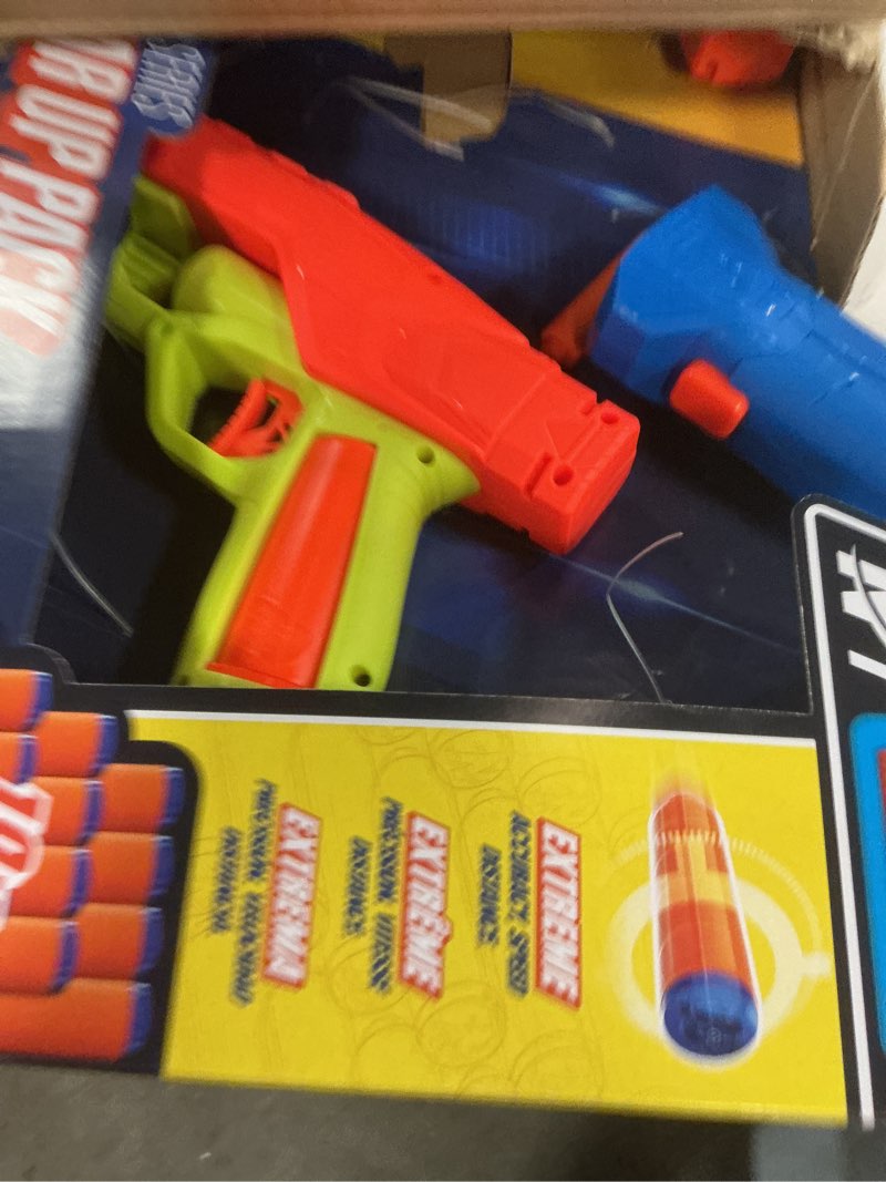 Condition photo showing As Is for Nerf N Series Gear Up Pack, 3X Blasters, 18 Nerf N1 Darts, Kids Gifts, Outdoor Games, Ages 8+