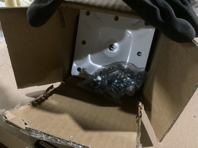 Condition photo showing Good Condition for QLLY 27.5 inch / 70cm Adjustable Metal Desk Legs, Square Office Table Furniture Leg, Set of 4 (70 cm, White) 27.5 inch White