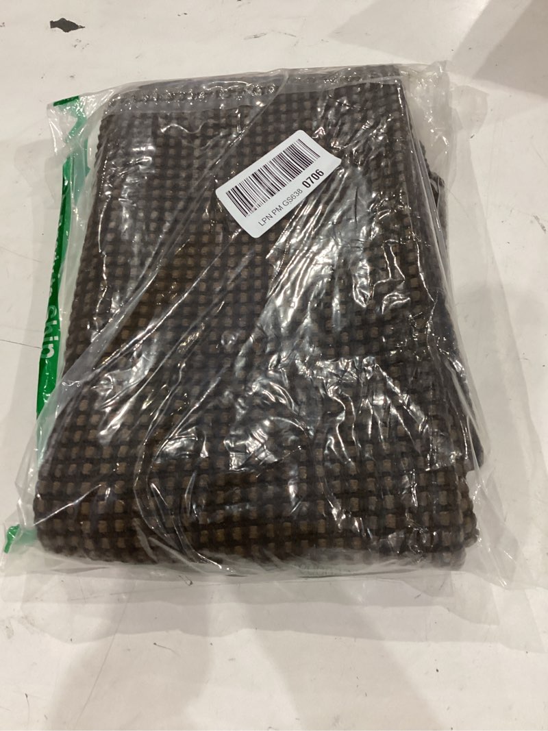 Condition photo showing New/Like New for earthall woven area rug 2x3 ft washable rugs for entryway braided non slip throw rugs door mat indoor outdoor entrance small cotton woven carpet for kitchen foyer front door, brown 2' x 3' (rectangular) brown/coffee
