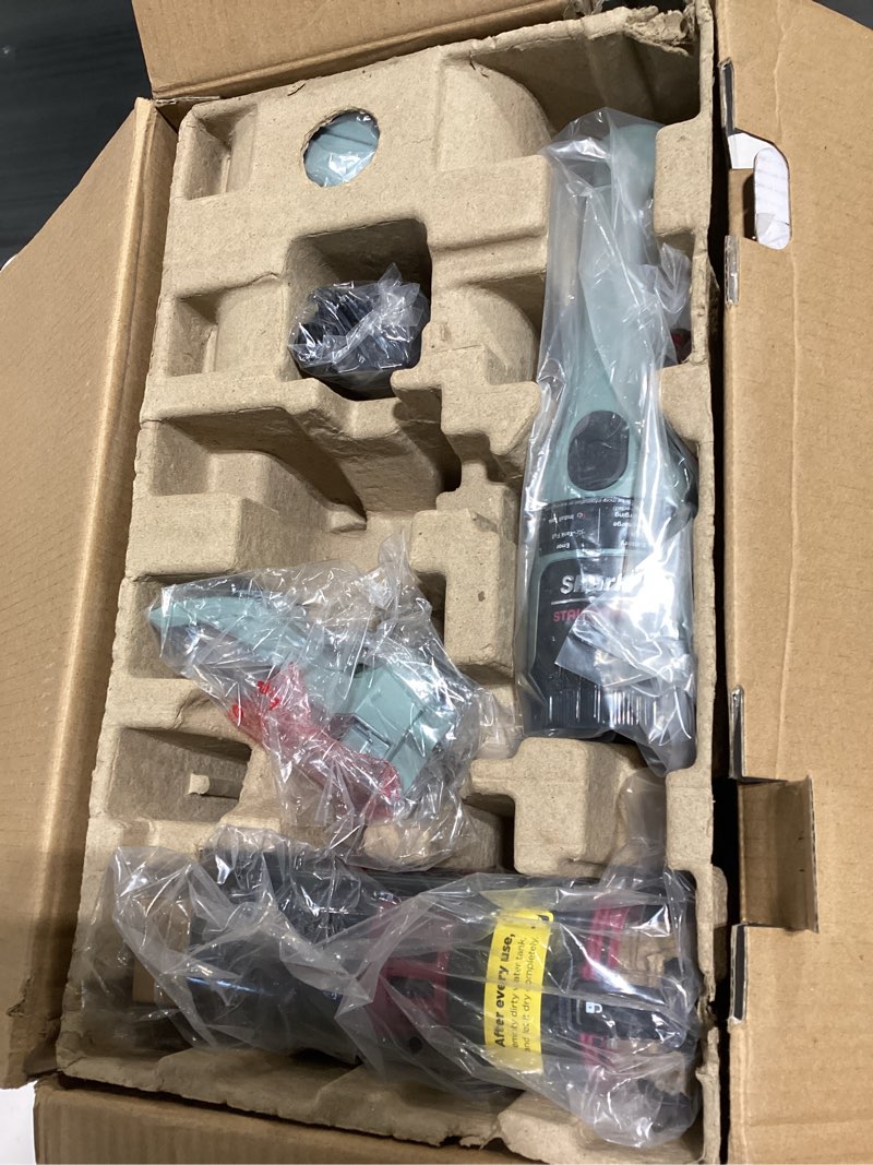 Condition photo showing Good Condition for shark stainforce cordless portable spot, stain, & odor remover system for carpets, area rugs, upholstery, stairs, with storage caddy, accessories, and full-size cleaning solution, hx101 (new) stainforce cordless stain system