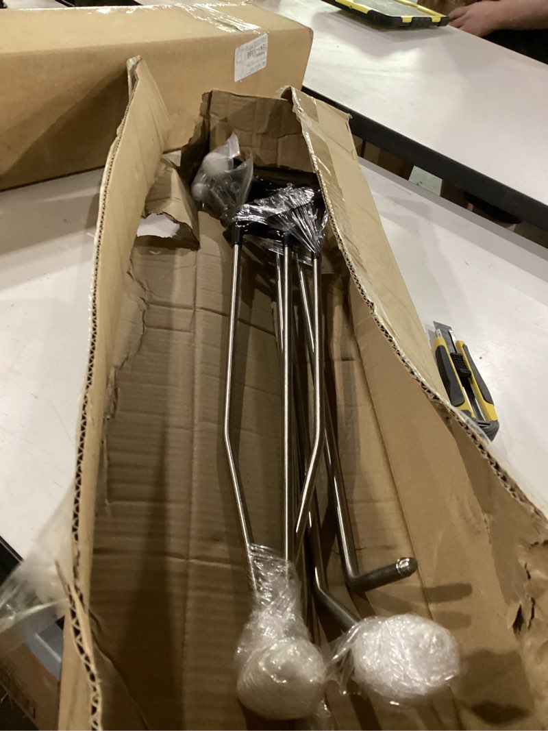 Condition photo showing As Is for car dent removal rod tools,paintless dent repair kit with 6 pcs stainless steel rods and 22pcs tips,dent repair rods for car dents door dings and hail damage removal