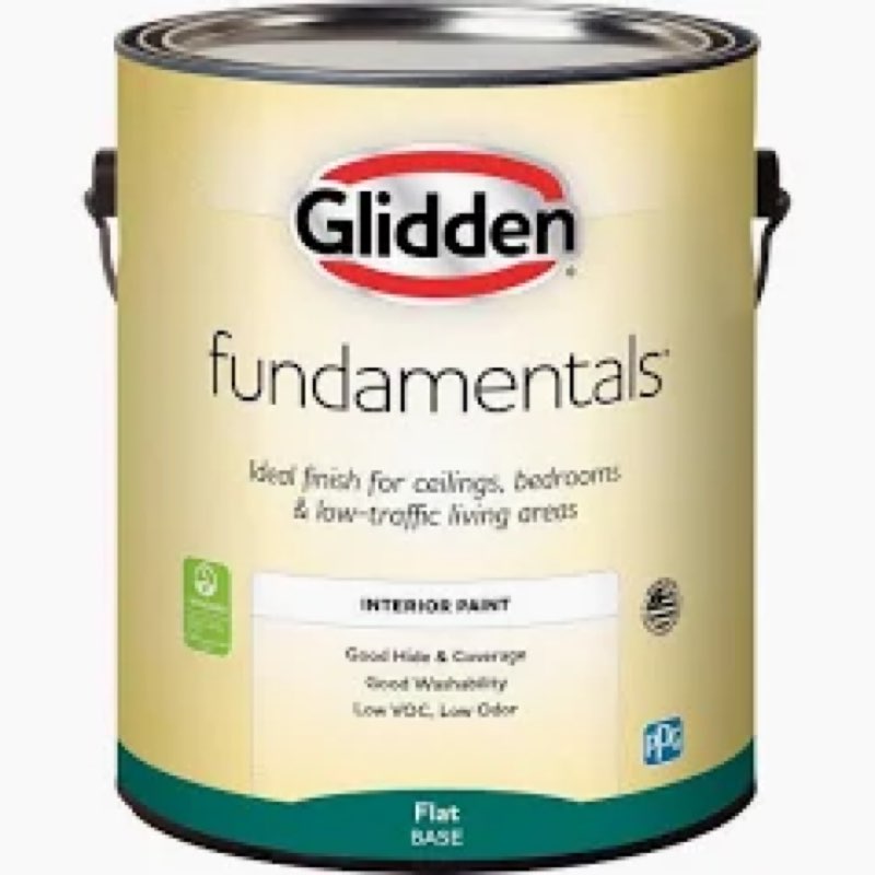 glidden fundamentals base tintable pinrura interior plana,1 galon
