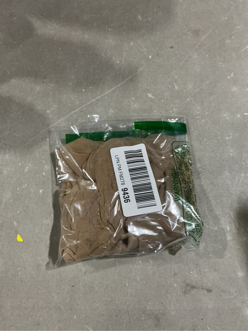Condition photo showing As Is for lidogirl thigh high stocking hosiery sheer pantyhose 12d skin
