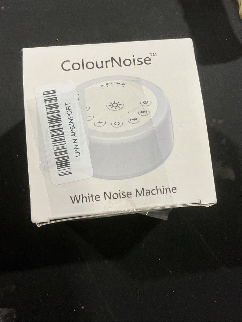 Condition photo showing Good Condition for ColourNoise Sound Machine White Noise Machine 12 Colors Night Lights Brown Noise Machine with 30 Soo