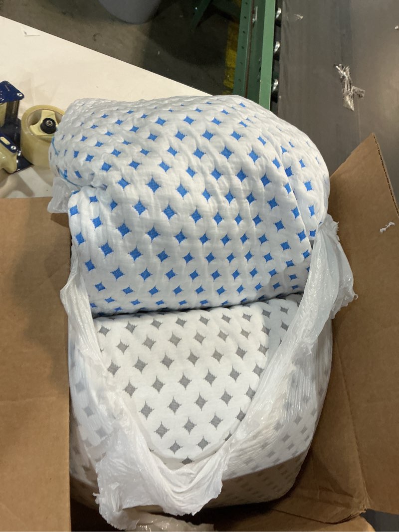 Condition photo showing Good Condition for Memory Foam Pillows 2 Pack – Adjustable Loft Cooling Pillows King Size Set of 2 for Sleeping, Firm, Supportive, and Breathable Design for Hot, Side, Back, and Stomach Sleepers King (U.S. Standard) 2