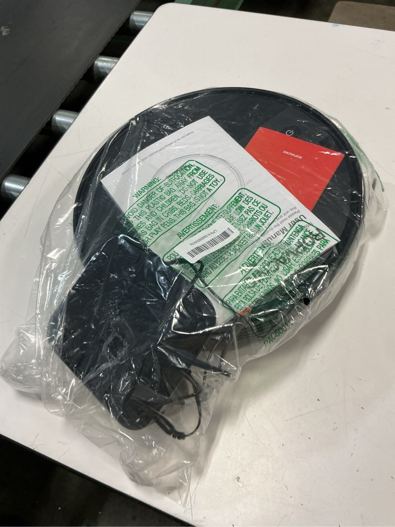 Condition photo showing As Is for ropvacnic robot vacuum cleaner robot vacuum and mop combo with 5200pa suction, personalized cleaning adjustments, self-charging robotic vacuum cleaner, advanced obstacle avoidance