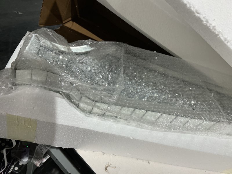 Condition photo showing Good Condition for 27" tall crushed diamond floor vase, silver large vases for decor living room, crystal mirrored home decor vases for dried flower 8"l x 4.7"w x 27"h