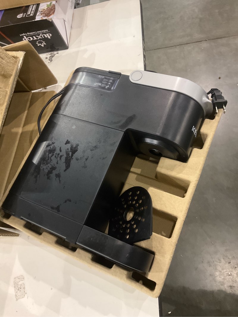 Condition photo showing As Is for Keurig K-Mini Single Serve K-Cup Pod Coffee Maker, 6 to 12oz Brew size, with Cord Storage, Perfect for Small Spaces, Black