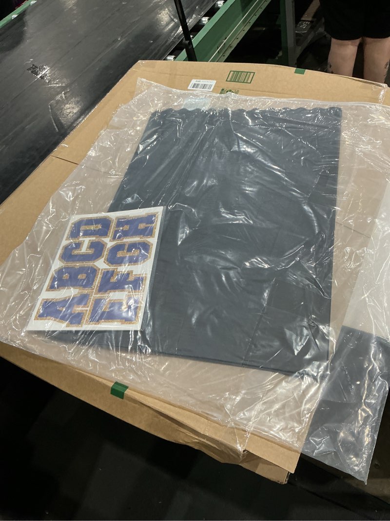 Condition photo showing Good Condition for amazingspark 2 sets 40 x 28 large trifold poster board for graduation photo display board with 12 grad themed stickers for 2026 presentation party decor event collage frame supplies (blue gold)
