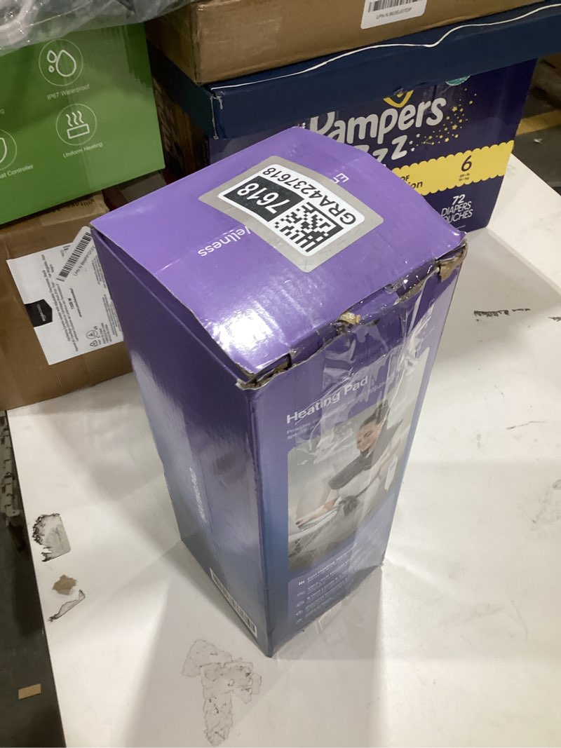 Condition photo showing Good Condition for RENPHO Electric Heating Pad for Back Pain Relief, Birthday Christmas Gifts for Women Men Mom Dad Seniors, FSA Eligible, Heat Pad for Neck and Shoulders, Fast Heating, 24"x33", ETL Certified, Pink 24"x33" E-pink