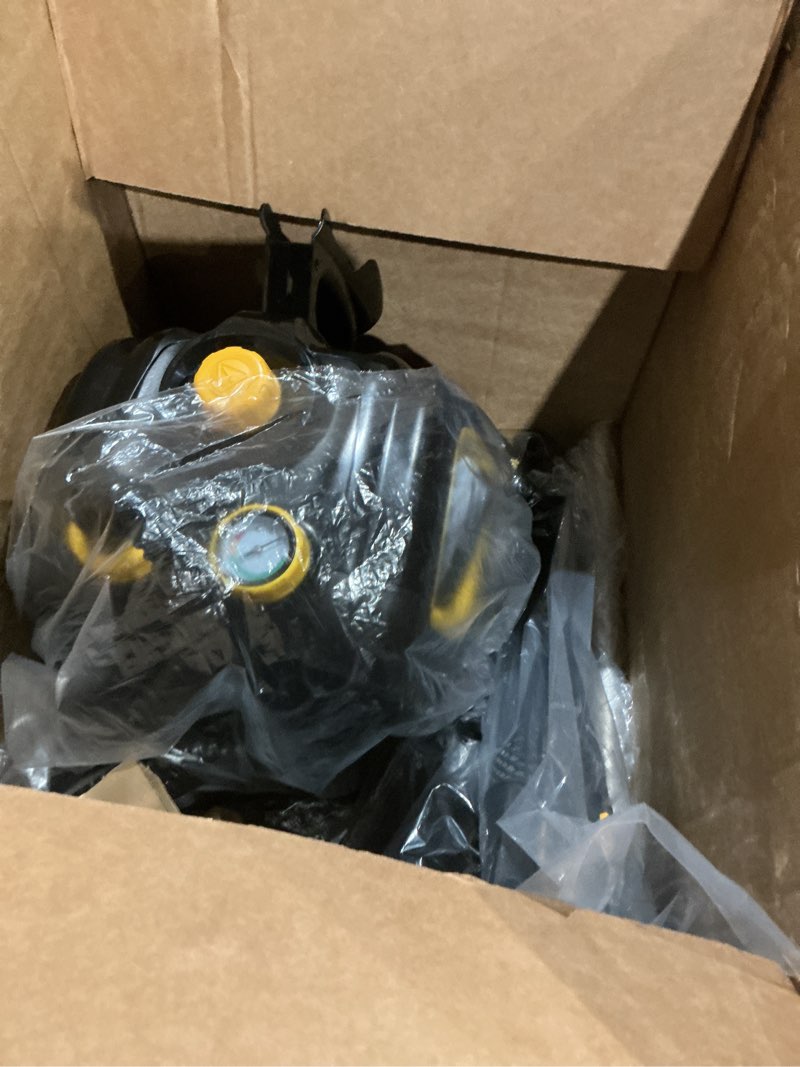 Condition photo showing As Is for mcculloch mc1385 deluxe canister steam cleaner, 2-hour runtime, chemical-free, 23 accessories: mop head, brushes & more - built for home, tile, carpet, furniture, & personal car detailing
