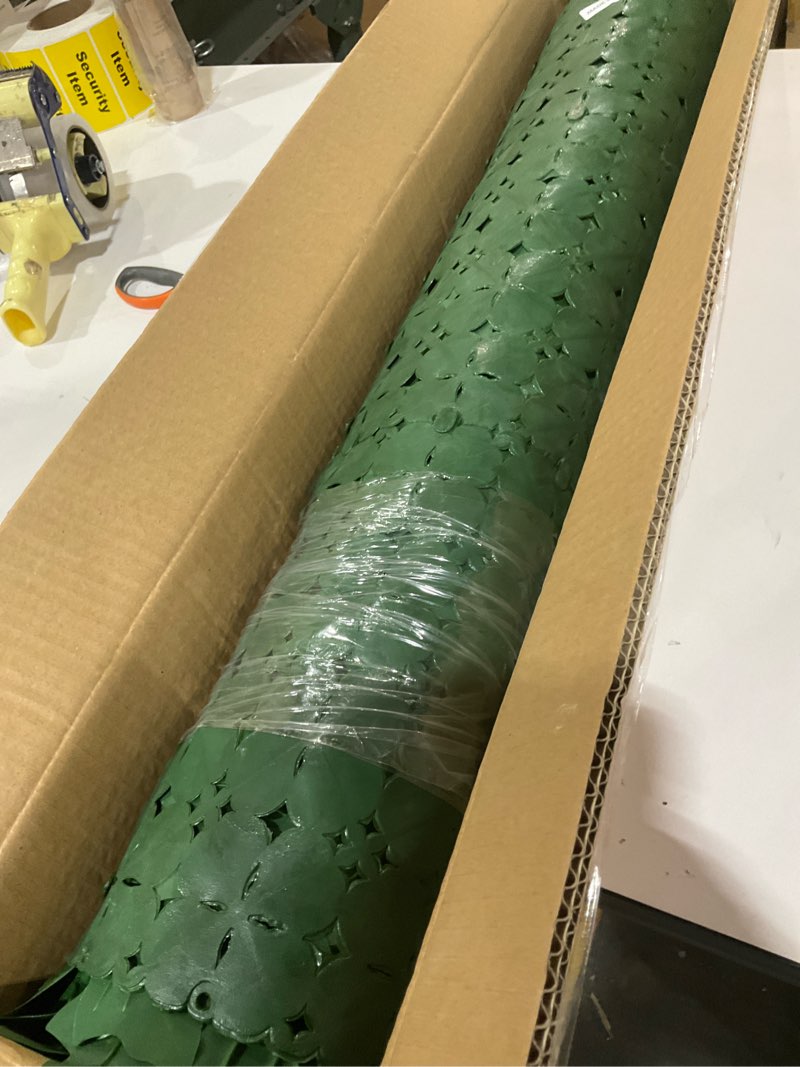 Condition photo showing Good Condition for Royal Shade 39" x 138" Artificial Ivy Hedge Privacy Screen, Indoor/Outdoor Decorations, Deck Fence Screening, Porch, Balcony, Hedge Privacy Screen Sweet Potato Vine 39" x 138"