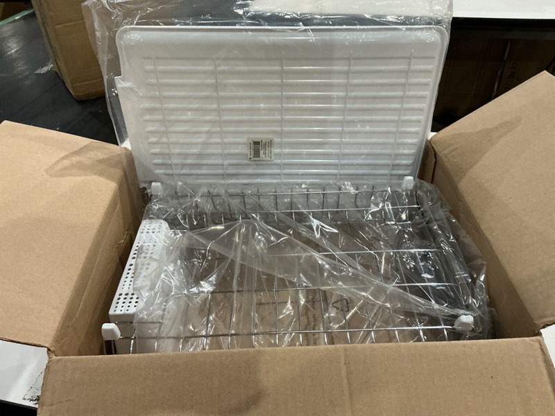 Condition photo showing Good Condition for kitchen details 3 piece dish rack | drying rack, cutlery basket & drainboard tray | countertop | sel