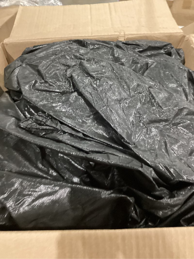 Condition photo showing As Is for Kayme 7 Layers Car Cover Custom Fit for Tesla Model Y, Waterproof All Weather for Automobiles, Outdoor Full Car Cover Sun Rain UV Snow Protection.with Zipper and Charging Port. Black Custom Fit Tesla Model Y PE-Black