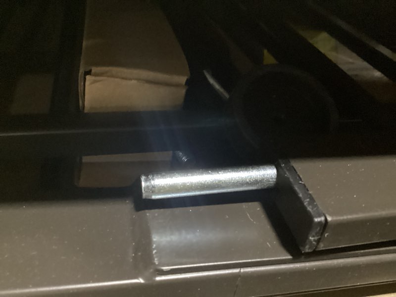 Condition photo showing As Is for Regalo 58-Inch Easy Step Extra Tall Arched Décor Walk Thru Baby Gate, Award Winning Brand, Includes 4-Inch Extension Kit, 4 Pack Pressure Mount Kit and 4 Pack Wall Mount Kit, Bronze Black - 29-58"w X 30"h