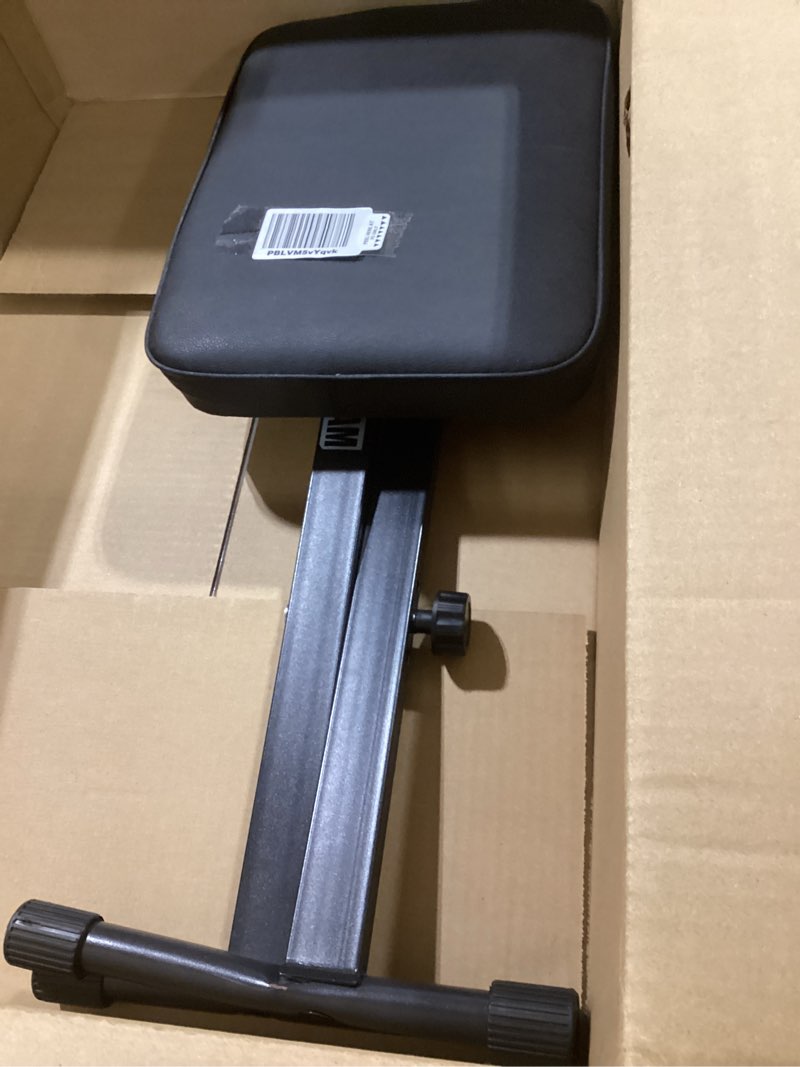 Condition photo showing Good Condition for GLEAM Keyboard Bench Padded Cushion X-Style Height Adjustable 16.5''-18.5'', Piano Stool, Keyboard Chair, Black