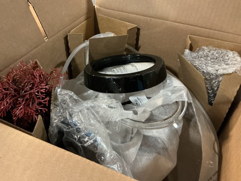 Condition photo showing Good Condition for biOrb Classic 15 Complete Aquarium Set, Black, 4-Gallon Aquarium with Red Stone River Décor and White LED Light Black/Stone River 4 gallon