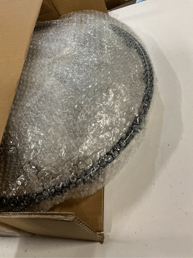 Condition photo showing Good Condition for basketball rim, 18" replacement wall mounted outdoor basketball hoop, heavy duty solid steel, double spring basketball hoop rim with all weather net for indoor and outdoor hanging black