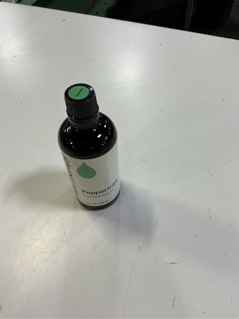 Condition photo showing New/Like New for plant therapy peppermint essential oil 100 ml (3.3 oz) 100% pure, undiluted, natural aromatherapy for diffuser & topical use, digestion, respiratory, & massage, peppermint oil for skin & hair