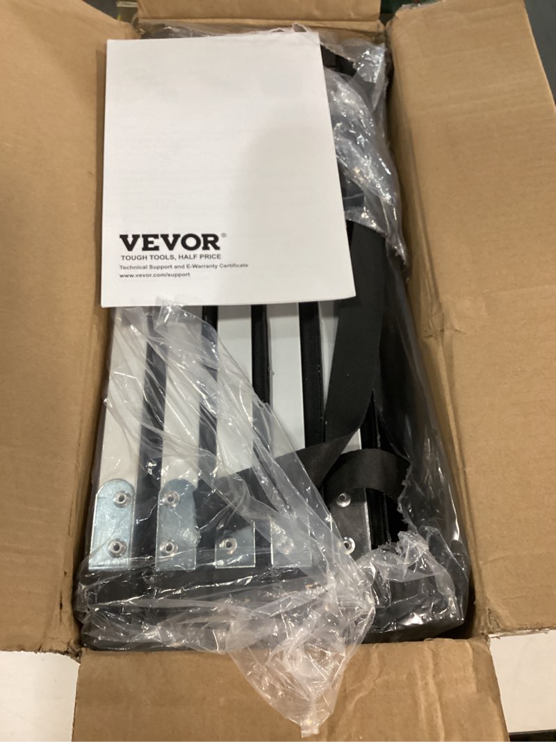 Condition photo showing Good Condition for VEVOR Dog Stair for Cars, Wide 5-Step Dog Car Steps, Folding Dog Car Ramp with Nonslip Surface, Portable Pet Steps Lightweight Aluminum for Car, SUV and Truck, Supports up to 150 lbs 5 Steps Medium