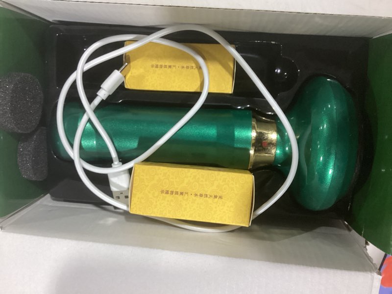 Condition photo showing Good Condition for Intelligent Handheld Massage Tool for Anti - Cellulite, Electric Cupping Device with 12 Suction Modes. This Fat Remover Massager is Suitable for Arms, Legs. (Olive)