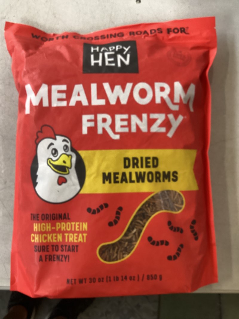 Happy Hen Treats Mealworm Frenzy, 30-Ounce
