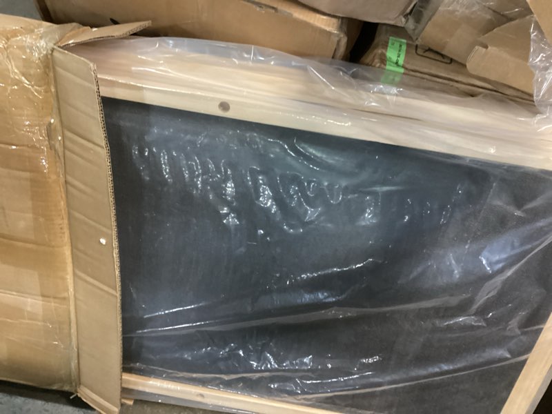 Condition photo showing New/Like New for dog ramp for high bed, 55.11'' long 19.3''-27.17'' adjustable height pet ramp with anti-slip mat & side rails, wooden portable ramp for small to large dogs to get on bed, couch, up to 200lbs 55.11''l x 18.3''w x 3''h