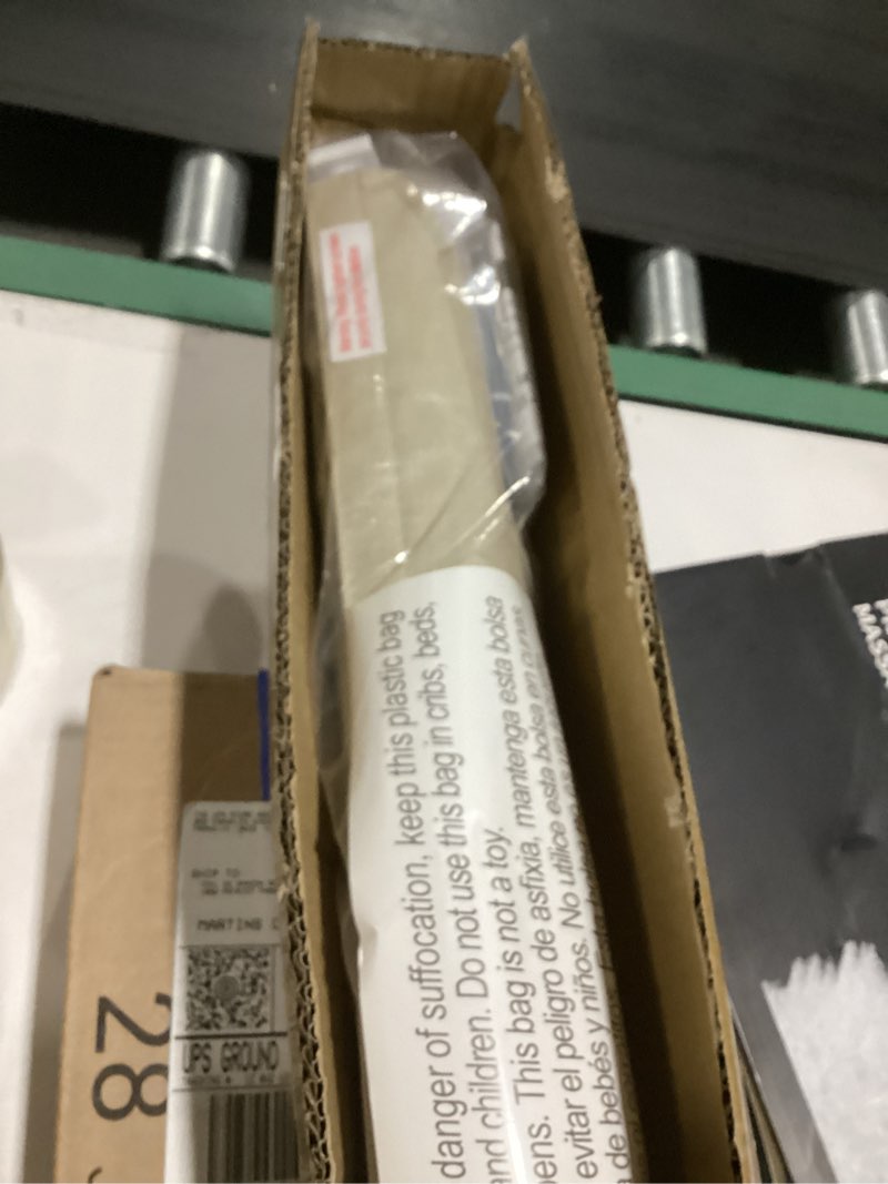 Condition photo showing New/Like New for unishades 100% blackout no tools no drill cordless roman shades for windows, size 19 3/4" w × 60" h (for windows 20" w × 60" h) blackout - beige blackout - beige 20" w × 60" h
