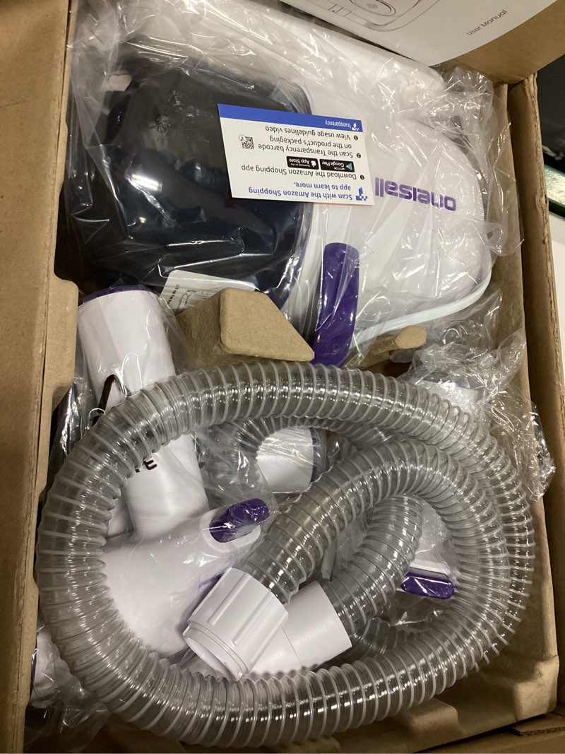 Condition photo showing Good Condition for oneisall dog grooming vacuum kits: 15000pa shedding brush with grooming tools, 3 suction low noise, pet grooming vacuum for thick and undercoat, 1.5l dust cup dog hair vacuum, home cleaning, lm5