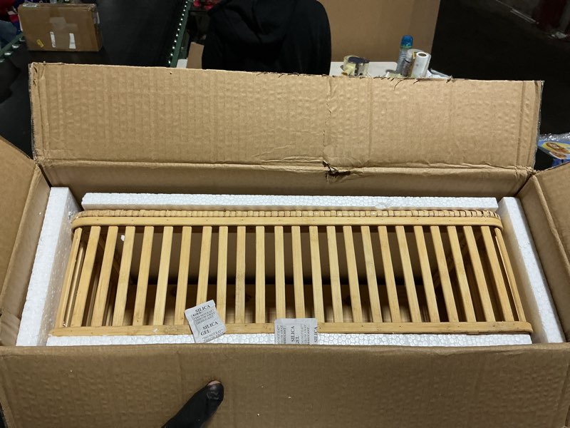 Condition photo showing Good Condition for Rattan Wall Shelf - 4 Tier Boho Arch Hanging Shelves Handcraft Floating Shelf for Bathroom Living Room Wall Decor, 18.7" x 31.5"