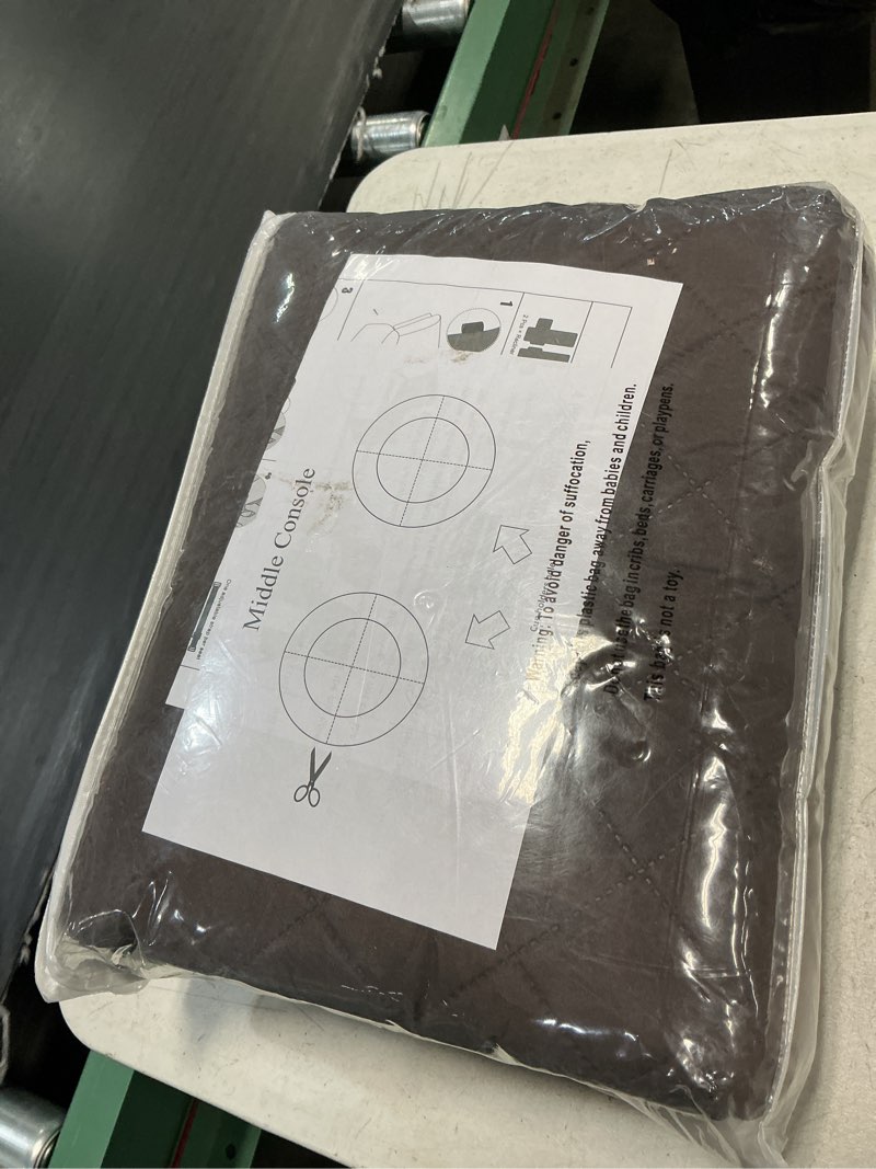 Condition photo showing New/Like New for kincam waterproof recliner sofa cover, non-slip reclining couch covers for 3 seat, recliner couch cover furniture protector with elastic straps for pets, kids, chocolate chocolate 3 seater