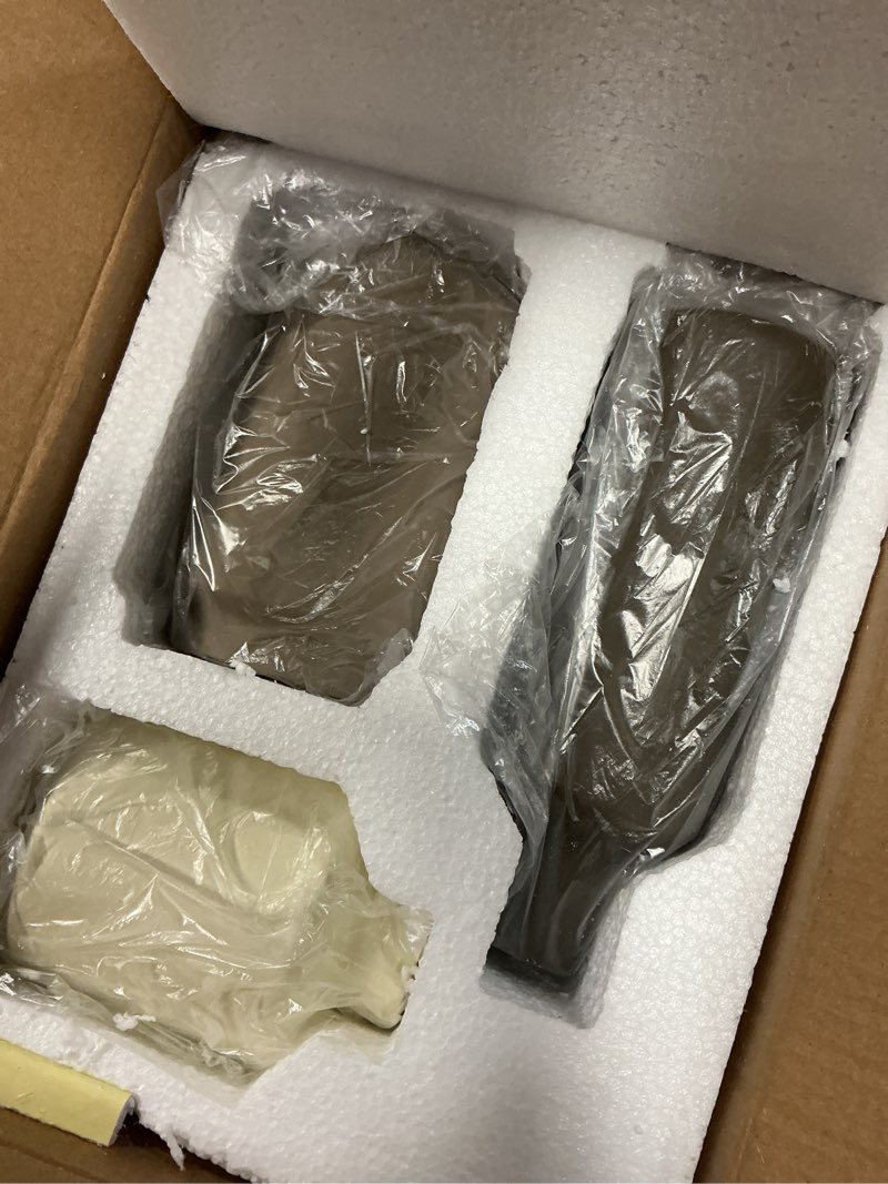 Condition photo showing Good Condition for ceramic vase set of 3 - modern neutral vases home decor, minimalism decorative vases, boho decor small flower vase for shelf, dining table entryway mantel centerpiece bookshelf living room bathroom multi brown
