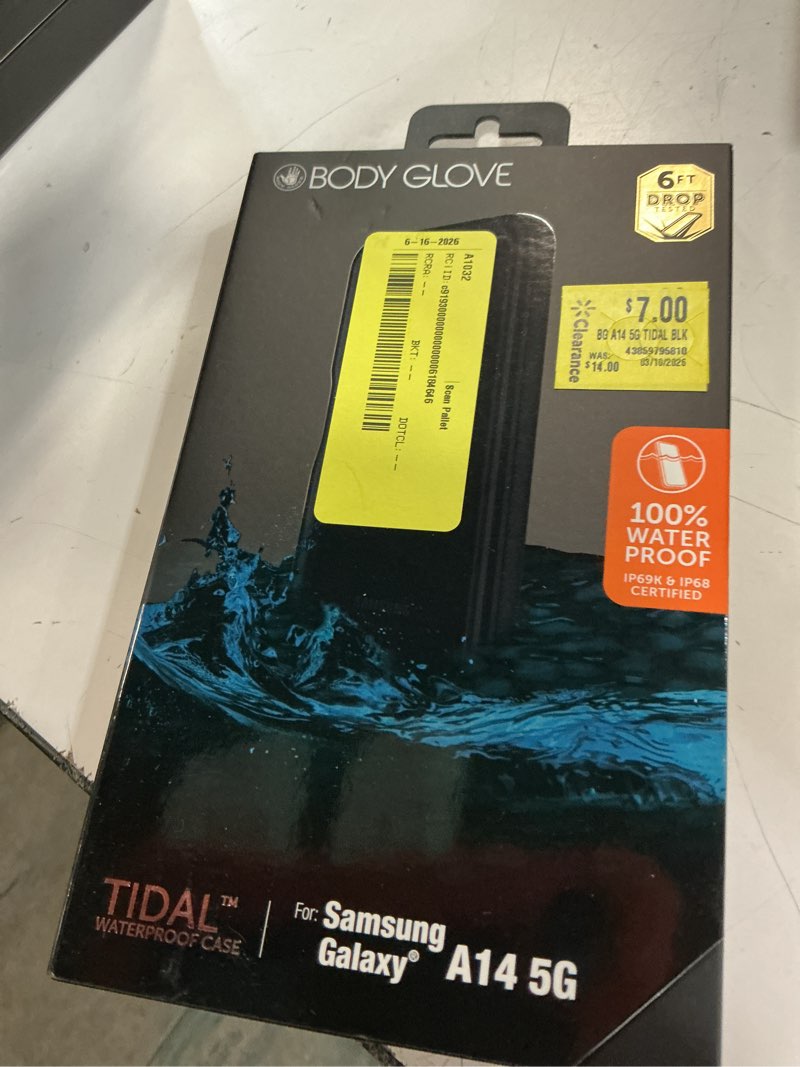 Condition photo showing Good Condition for body glove waterproof tidal phone case for samsung galaxy a17 5g - black/clear