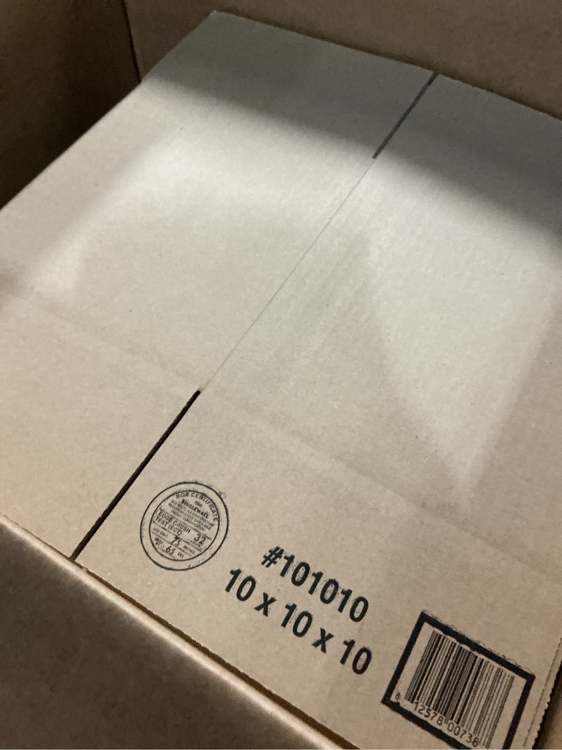 Condition photo showing Good Condition for box usa shipping boxes small 10"l x 10"w x 10"h 25-pack, cardboard box for shipping, moving, mailing, packing, packaging and storage 10x10x10" 25-pk