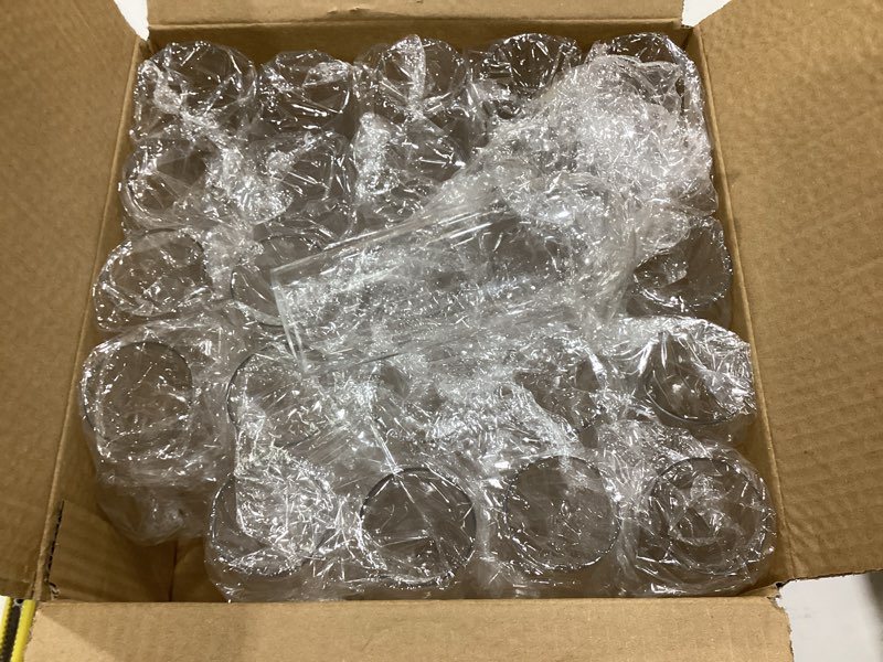 Condition photo showing Good Condition for reli. champagne flutes plastic | 25 pack | 9 oz - clear | stemless premium plastic champagne flutes | party-perfect for celebrations