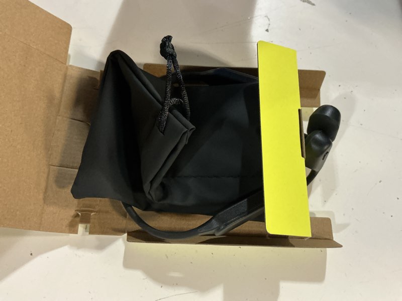 Condition photo showing Good Condition for onn. wireless bone conduction headphones with storage pouch, new