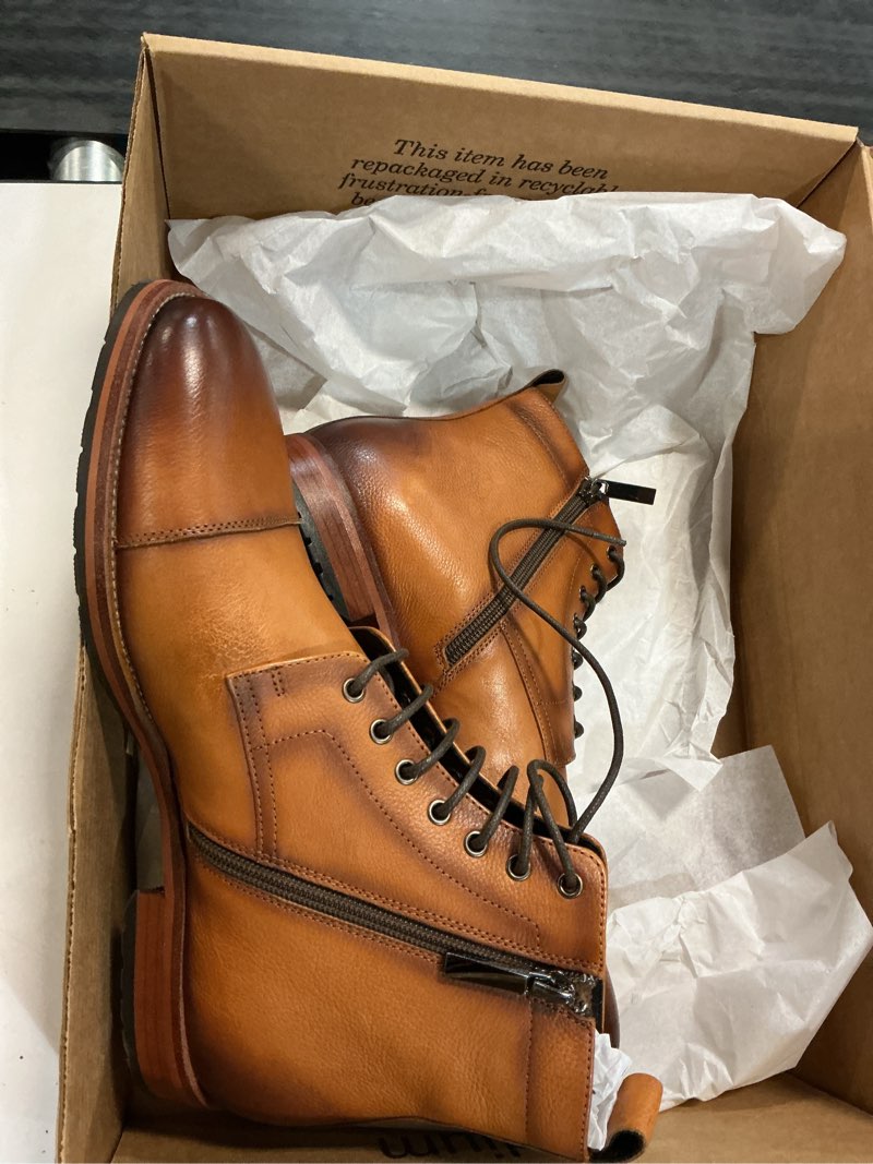 Condition photo showing New/Like New for mens chukka dress boots oxford boots for men 7 brown