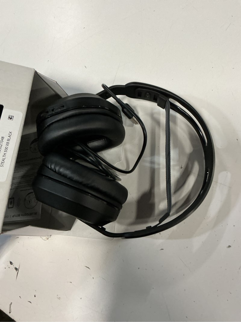 Condition photo showing Good Condition for turtle beach stealth 500 wireless gaming headset licensed for xbox series x|s, compatible with xbox one, bluetooth, pc, mobile, 40 hr battery, memory foam cushions, flip-to-mute mic, black black stealth 500 xb