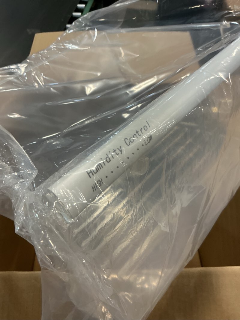 Condition photo showing Good Condition for [1 pack] upgraded 2188656 fridge crisper drawer humidity control drawer upper & 2188664 crisper bin lower for whirlpool fridge crisper drawer,kenmore whirlpool refrigerator drawer replacement parts