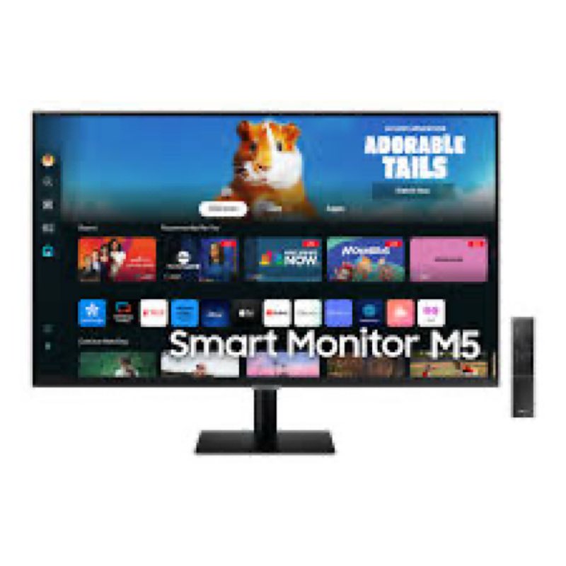 SAMSUNG 27-Inch M5 (M50D) Series FHD Smart Monitor with Streaming TV, Speakers, HDR10, Gaming Hub, M